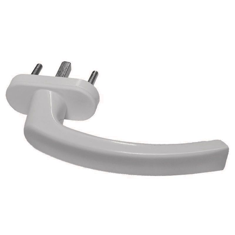 ABLAK FÉLKILINCS ALU EZÜST FESTETT KAPPA ABK-0160 ABLAK-ERKÉLYAJTÓ KILINCS