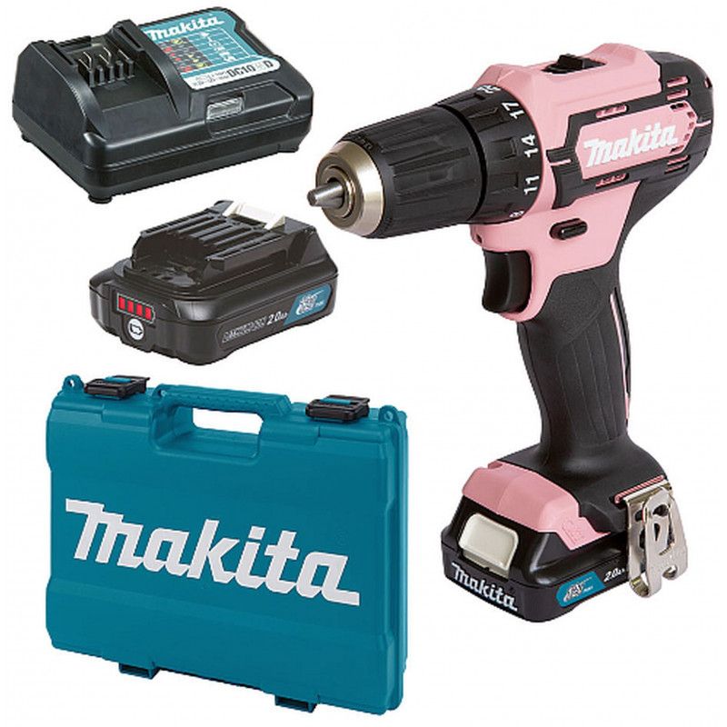 MAKITA DF333DWAP2 FÚRÓ-CSAVARBEHAJTÓ 12V AKKUS 2DB 2,0Ah AKKU+KOFFER+TÖLTŐ  FÚRÓ-CSAVAROZÓ