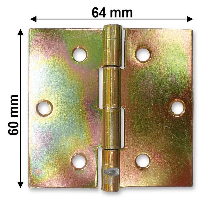 CSUKLÓSPÁNT NORMÁLSZÉLES 060mm SÁRGAHORG. 60x60 NYITOTT MAGYAR 235 AJTÓVASALAT