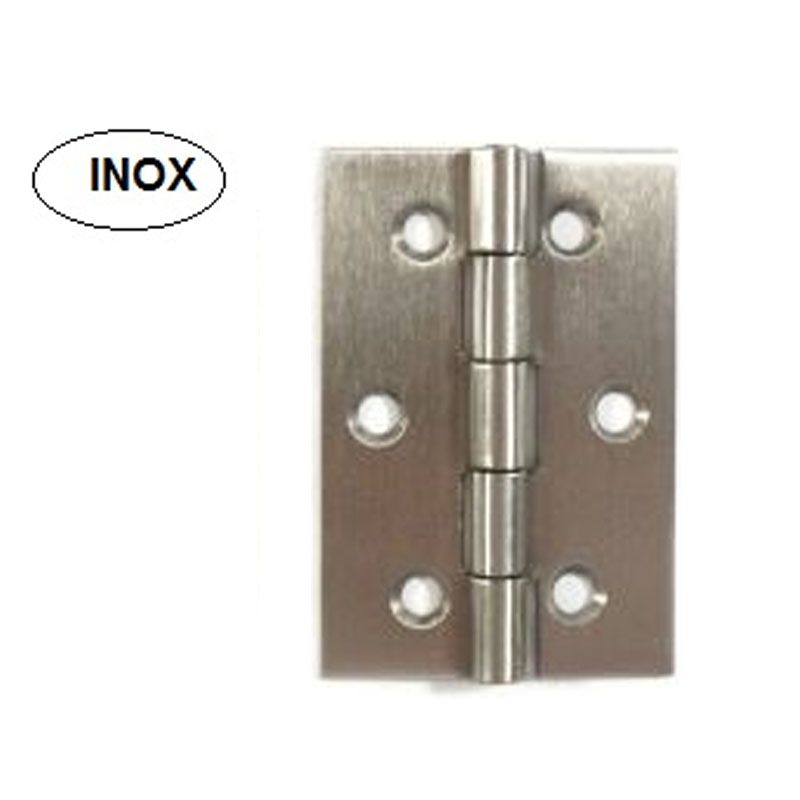 AJTÓZSANÉR 070*50mm INOX SZÖGLETES SIMA SH1002 AJTÓVASALAT