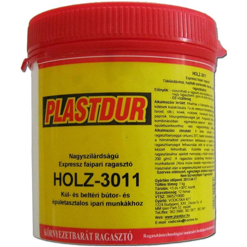 FARAGASZTÓ NAGYSZILÁRDSÁGÚ 1KG-OS EXPRESSZ-D3 VÍZÁLLÓ PLASTDUR HOLZ-3011 RAGASZTÁSTECHNIKA FARAGASZTÓ NAGYSZILÁRDSÁGÚ 1KG-OS EXPRESSZ-D3 VÍZÁLLÓ PLASTDUR HOLZ-3011 RAGASZTÁSTECHNIKA