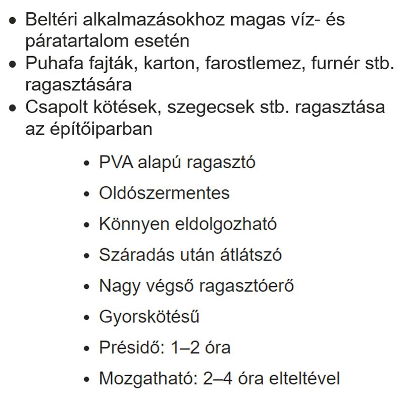 FARAGASZTÓ 65A - 250ML D3 SOUDAL 124666 RAGASZTÁSTECHNIKA