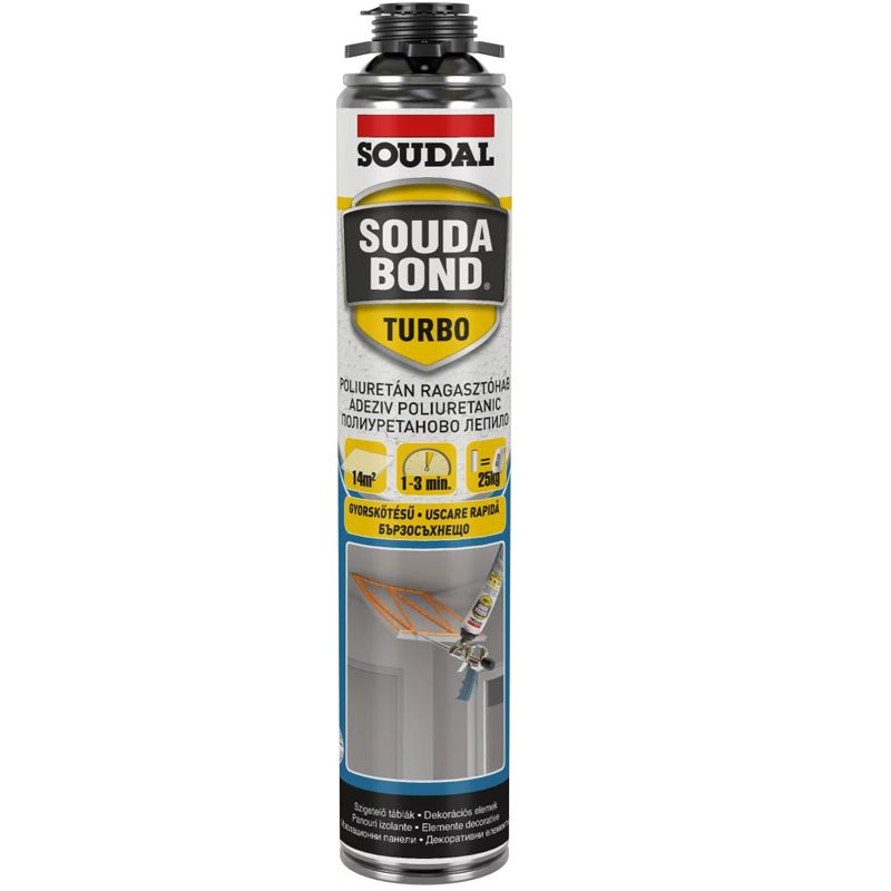 PURHAB 750ML PISZTOLYOS-GÉPI SOUDABOND TURBO GUN SOUDAL 153084 TÖMÍTÉSTECHNIKA