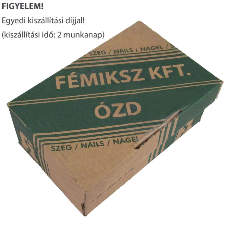 HUZALSZEG 3.4/090 NATÚR 5kg/dz EN 10230-1 - TELJES DOBOZ MAGYAR SZEGEK