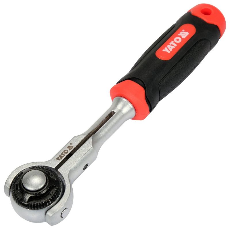 YATO 07200 RACSNIS HAJTÓKAR 1/4col FORGÓFEJJEL 145mm 72T  SZERSZÁM-KULCSOK