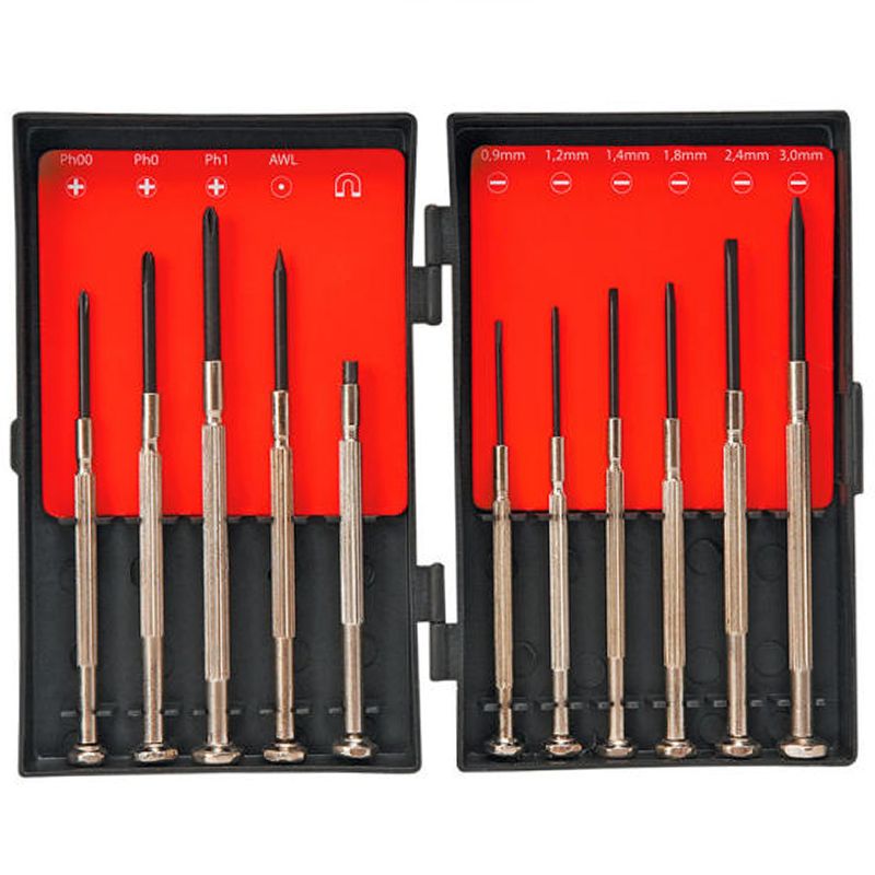 ÓRÁS CSAVARHÚZÓ KÉSZLET 11DB-OS HOBBY TOP TOOLS 39D194 ÓRÁS CSAVARHÚZÓ KÉSZLET 11DB-OS HOBBY TOP TOOLS 39D194