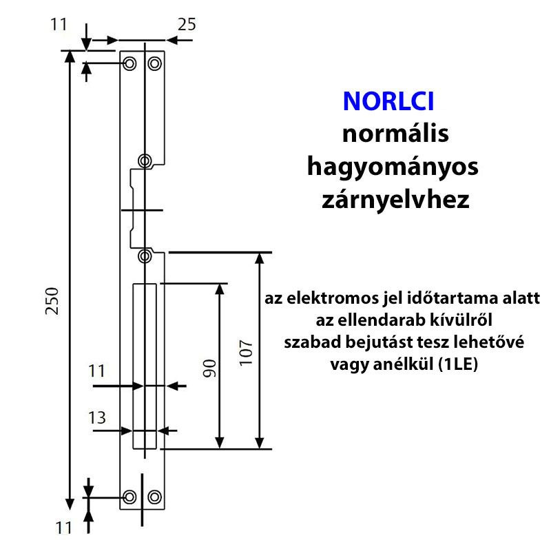 TESA CER NOR LCI AI ZÁRTEST ELLENDB EL. STANDARD NORMÁL MŰKÖDTETÉSŰ TEST AJTÓZÁR TESA CER NOR LCI AI ZÁRTEST ELLENDB EL. STANDARD NORMÁL MŰKÖDTETÉSŰ TEST AJTÓZÁR