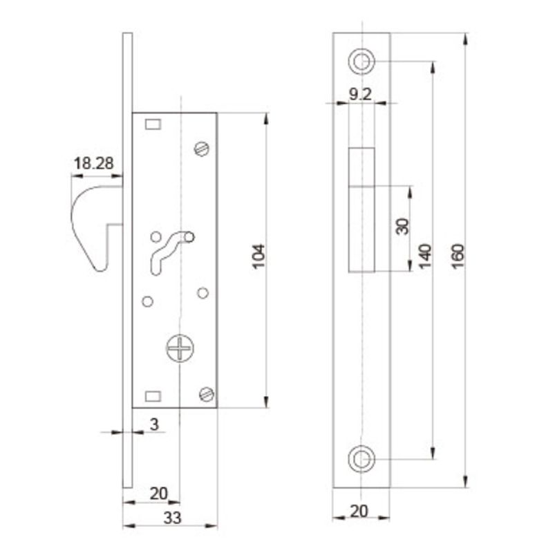 ZÁRTEST PORTÁL 30mm TŰKULCSOS KAMPÓS FÉMSZERKEZETHEZ ANBO 1684CH AJTÓZÁR ZÁRTEST PORTÁL 30mm TŰKULCSOS KAMPÓS FÉMSZERKEZETHEZ ANBO 1684CH AJTÓZÁR