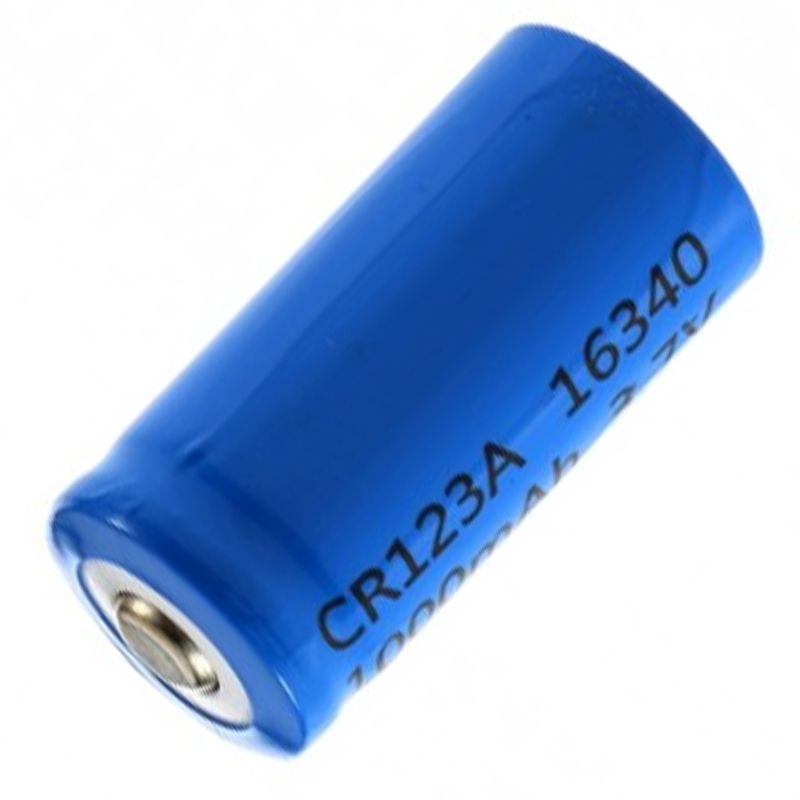 RIASZTÓAKKU 3.7V 1800mAh LI-ION TÖLTHETŐ IMPORT CR123A 16340 ELEMEK ÉS TÖLTŐK