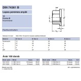 TALPAS ANYA M22*1,5 /10/ DIN 74361B NAT. IMPORT ANYACSAVAR