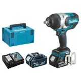 MAKITA DTW1002RTJ AKKUS ÜTVECSAVAROZÓ 18V 2DB 5Ah AKKUVAL 1000Nm+KOFFER 