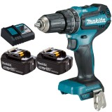 MAKITA DHP485RTJ AKKUS ÜTVEFÚRÓ-CSAVAROZÓ 18V 2DB 5Ah AKKUVAL,TÖLTŐVEL 