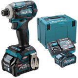 MAKITA TW001GM201 AKKUS ÜTVECSAVARBEHAJTÓ 40V 2DB 4Ah AKKUVAL+TÖLTŐ+KOFFER  ÜTVECSAVAROZÓ