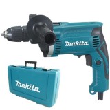 MAKITA HP1631K ÜTVEFÚRÓ 710W FORD:0-3200/p 1,5-13mm GYORSTOKMÁNY+KOFFER 