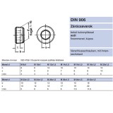 ZÁRÓCSAVAR BK  M08*1.0 DIN 906-5.8 NAT. KÚPOSMENETTEL IMPORT METRIKUS CSAVAROK