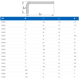 UNIOR 601041 IMBUSZKULCS SW 07 220/3 NORMÁL-L NIKKELEZETT  SZERSZÁM-KULCSOK