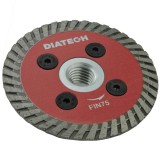 DIATECH FIN75 VÁGÓKORONG TURBÓ 75mm MINI M14 FLANSSAL  GYÉMÁNTSZEMCSÉS VÁGÓKORONG