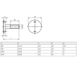 SERLEGCSAVAR M8*35 DIN 15237 HG. A.+ALÁTÉT NÉLKÜL BOSSARD BN288 SPECIÁLIS KÖTŐELEMEK