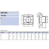 T ANYA M10*12 DIN 508-8 NAT. 12-ES HORONYBA IMPORT ANYACSAVAR