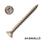 FAFORGÁCSLAPCSAVAR SF D4.0*35 DIN 7505 A4 SAVÁLLÓ KH TM IMPORT FAFORGÁCSLAP CSAVAR