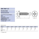 LEMEZCSAVAR DFKH D3.9*16 DIN 7981 FEKETE PH EGYEDI IMPORT