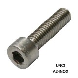 BK HENGERESFEJŰ 7/16c*57mm DIN 912 UNC A2 INOX EGYEDI IMPORT METRIKUS CSAVAROK