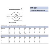 FÜLES ALÁTÉT M10(10,5)HOSSZÚF. DIN 93 NAT. IMPORT ALÁTÉTEK