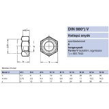 ÖNBIZT.ANYA OLDALNY. M6 DIN 980V-8 HG. IMPORT ANYACSAVAR