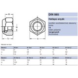 ÖNBIZT.ANYA MŰAG.BET. M14*1.50 DIN 985-10 HG. IMPORT ANYACSAVAR