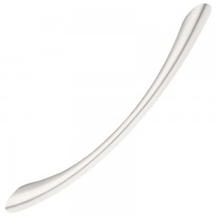 BÚTORFOGANTYÚ ÍVES 128mm D11 NIKKELEZETT 155*30mm IMPORT BÚTORVERET