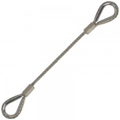 SODRONYKÖTÉL FÜGGESZTÉK HG. 2PK TÍPUS 18*3000 KÖTÉLSZÍVVEL IMPORT EMELÉSTECHNIKA TARTOZÉKOK