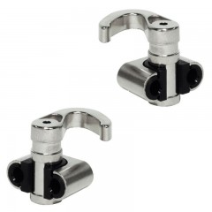 BÚTORRÚDZÁRHOZ RÖGZITŐ HOROG 6mm JOBB/BAL PÁR IMPORT BÚTORZÁR