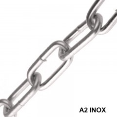 FOLYÓLÁNC D6.0 HOSSZÚSZEMŰ DIN 763 A4(24*43)INOX TB:450KG IMPORT LÁNC